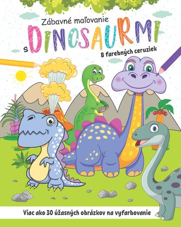 Z�bavn� ma�ovanie s dinosaurmi