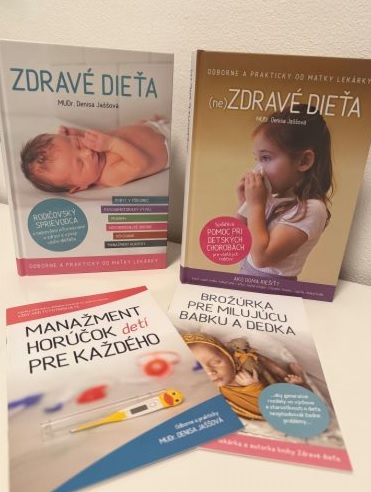 Bal��ek pre bud�cich rodi�ov (2 knihy: Zdrav� + (ne)Zdrav� die�a + 2 bro��rky: Mana�ment hor��ok + B