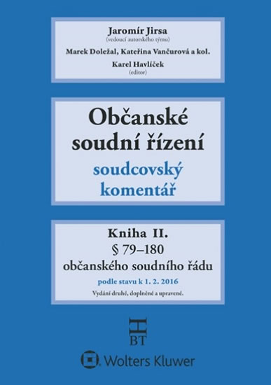 Ob�ansk� soudn� ��zen� Kniha II.
