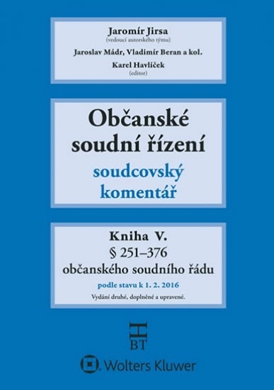Ob�ansk� soudn� ��zen� Kniha V.