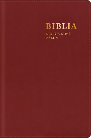Biblia. Star� a Nov� z�kon, s mapami (bordov�) - stredn� form�t